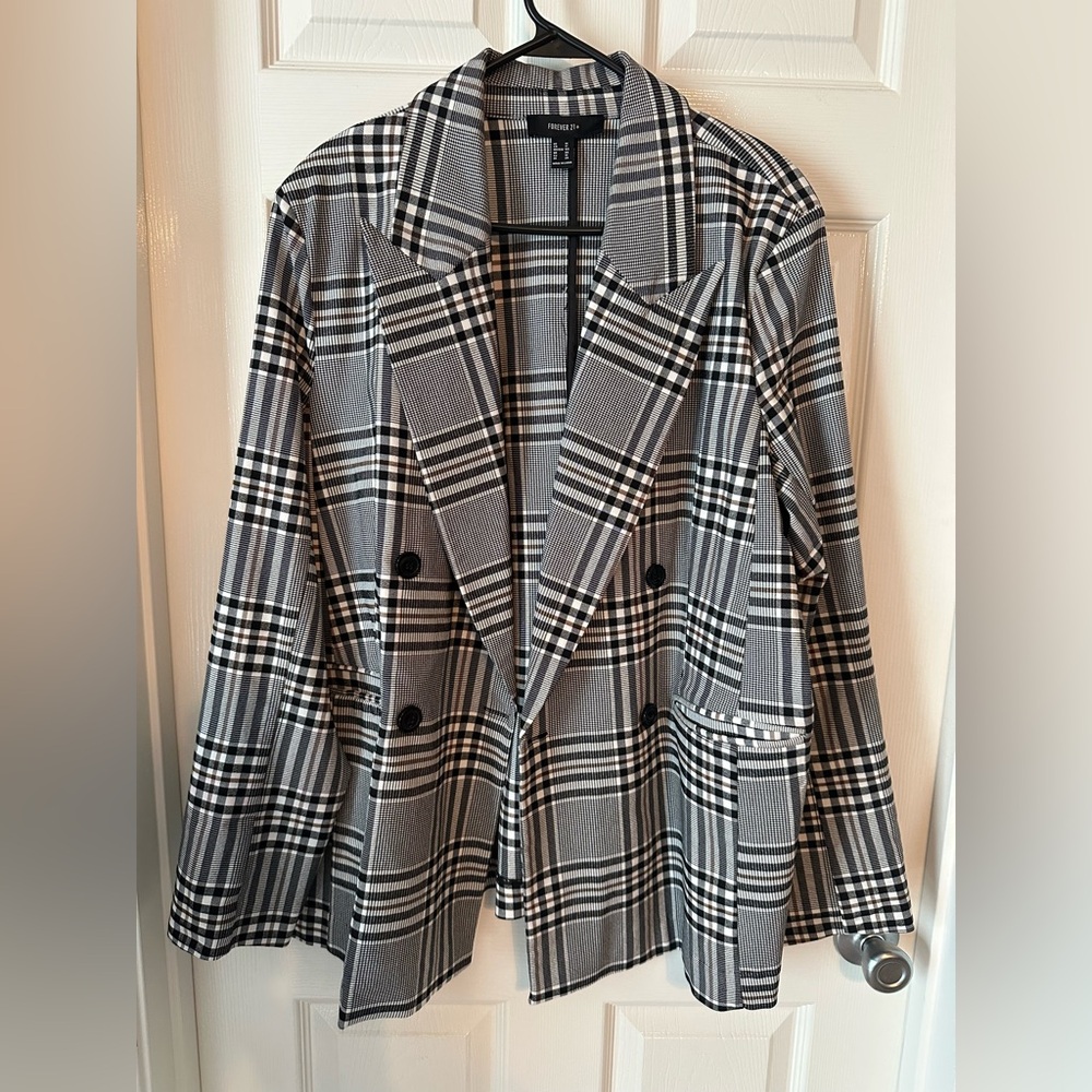 Plaid Blazer